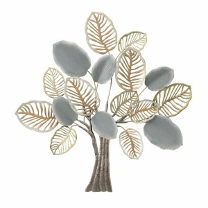 Décoration murale DKD Home Decor Arbre Métal Multicouleur Moderne (96 x 7,6 x 100 cm)