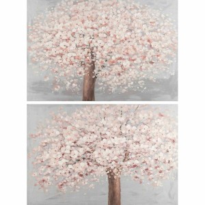 Bild DKD Home Decor 120 x 3,5 x 80 cm Baum Traditionell (2 Stück)