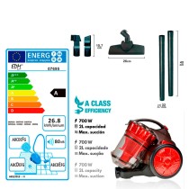 Aspirateur multi-cyclone EDM 07695 700 W