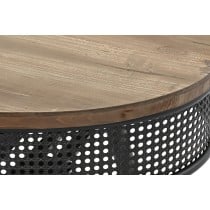 Table Basse DKD Home Decor Marron Noir Métal Sapin 120 x 58 x 42 cm