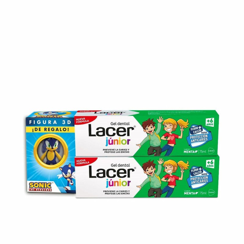 Dentifrice Lacer Junior 75 ml Menthe 2 Unités