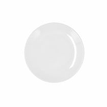 Assiette à dessert Bidasoa Glacial Coupe Céramique Blanc (19 cm) (Pack 12x)