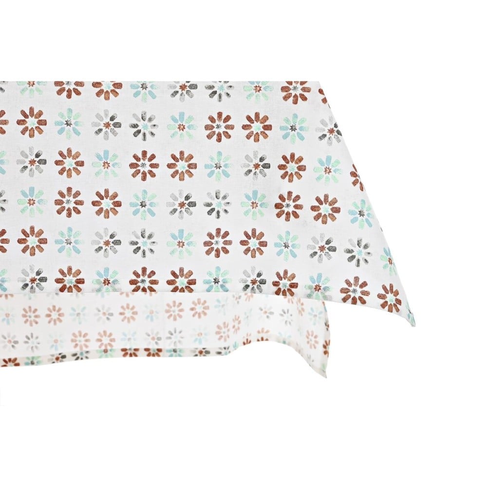 Nappe et serviettes de table DKD Home Decor 9 Pièces 2 Unités 150 x 250 x 0,5 cm Gris Bleu ciel