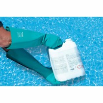 Gants de travail JUBA Vert Satiné Nitrile Piscine