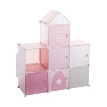 Shelves Atmosphera Pink Castle Children's Modular polypropylene (95,5 x 32 x 109 cm)