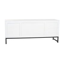 TV-Möbel DKD Home Decor Weiß Beige Grau Bunt aus Keramik Mango-Holz 130 x 40 x 56 cm