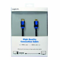 Câble HDMI LogiLink Bleu Noir Bleu/Noir 15 m