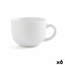 Tasse Quid Snow Blanc Céramique 400 ml (6 Unités) (Pack 6x)