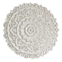 Décoration murale DKD Home Decor Blanc Mandala Bois MDF (90 x 2 x 90 cm)