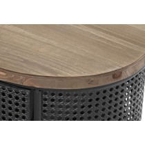 Table de Nuit DKD Home Decor Sapin Métal (53 x 35 x 51 cm)