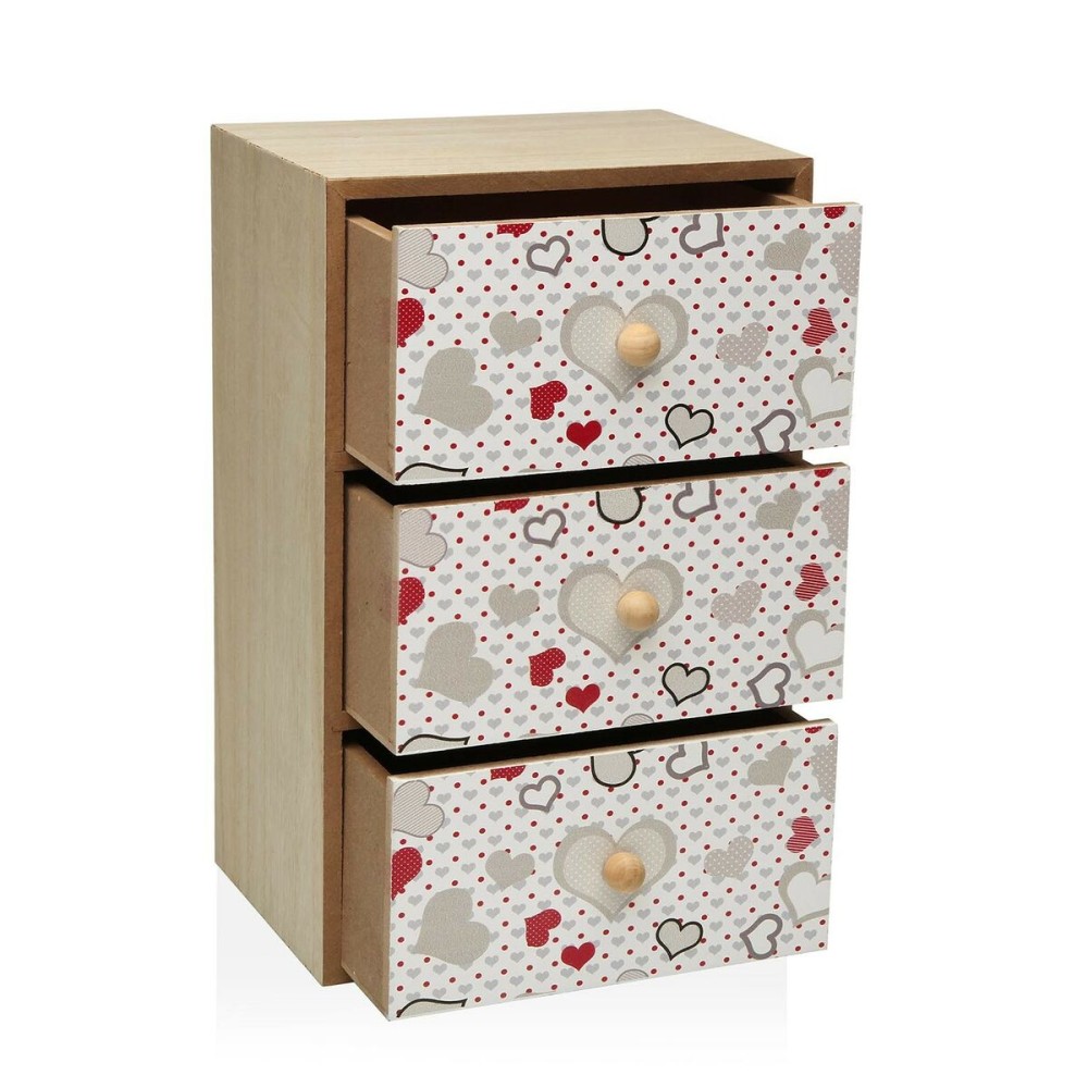 Jewelry box Versa Hearts (12 x 25 x 16 cm)