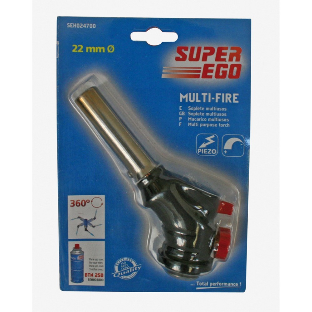 Chalumeau de Cuisine Super Ego Multi-Fire Noir