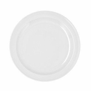 Assiette plate Bidasoa Glacial Céramique Blanc (Ø 26 cm) (Pack 4x)