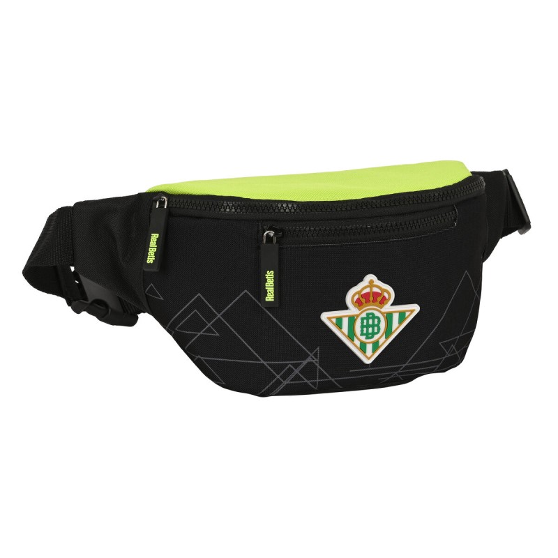 Sac banane Real Betis Balompié Noir Citron Sportif 23 x 12 x 9 cm