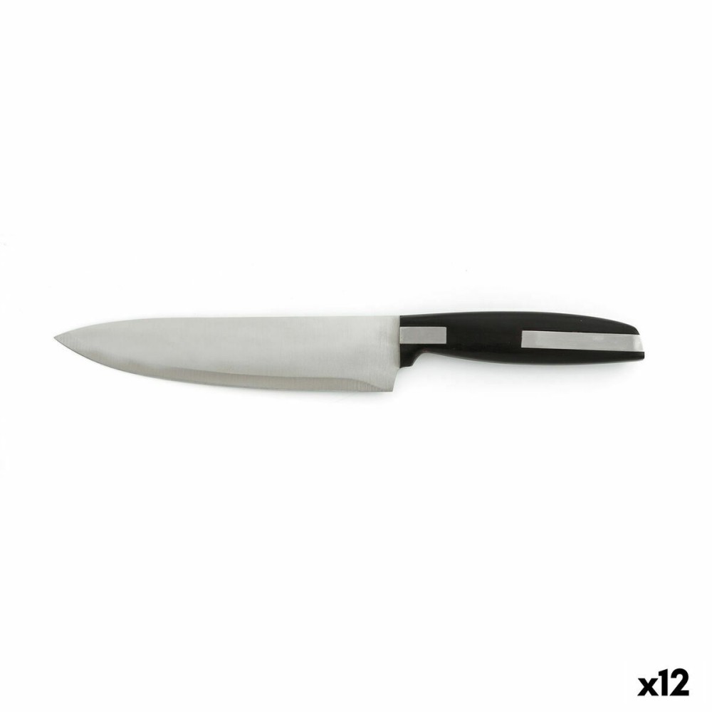 Chef Messer Quid Habitat Schwarz Metall 20 cm (Pack 12x)