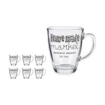 Mug Vivalto Market Transparent 320 ml (6 Units)