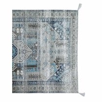 Teppich DKD Home Decor Antiker Finish Blau Baumwolle Araber (120 x 180 x 1 cm)