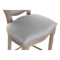 Hocker DKD Home Decor Grau Hellgrau Tanne 48 x 42 x 121 cm