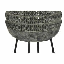 Set de pots de fleurs DKD Home Decor Usé 32 x 32 x 84 cm Métal (2 Unités)