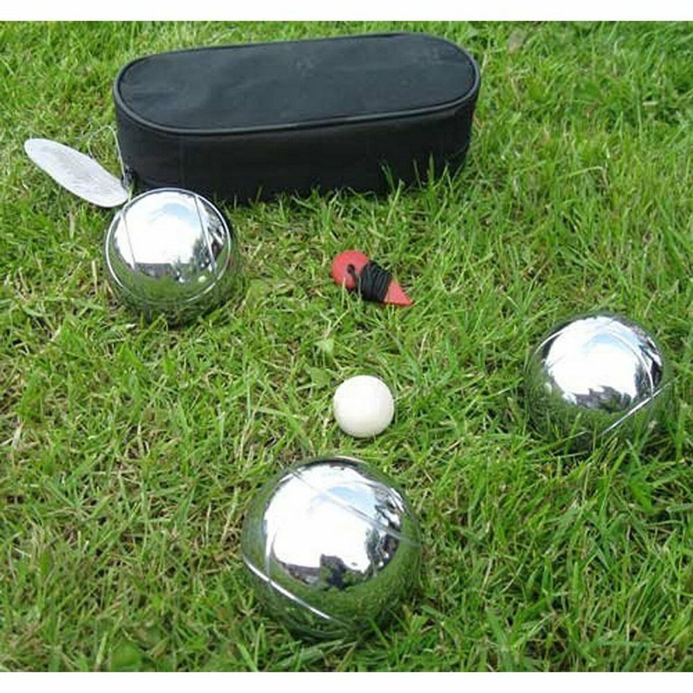 Jeu de pétanque Dimatel Sac de transport Métal 5 Pièces (8 x 23 x 6,5 cm)