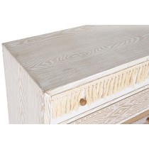 Chest of drawers DKD Home Decor Fir Natural Cotton White (80 x 35 x 80 cm)