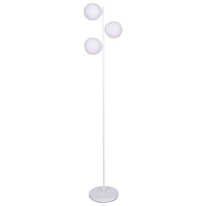 Lampadaire DKD Home Decor 35 x 25 x 167 cm Verre Métal Blanc 220 V 50 W