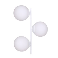 Lampadaire DKD Home Decor 35 x 25 x 167 cm Verre Métal Blanc 220 V 50 W