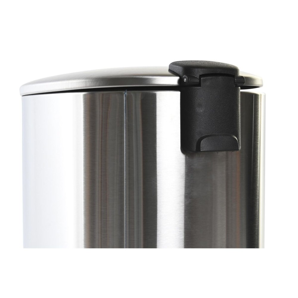 Pedal bin DKD Home Decor Silver Stainless steel polypropylene Basic 5 L