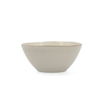 Bowl Bidasoa Ikonic Ceramic White (15,8 x 15 x 7 cm) (Pack 6x)