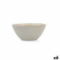 Bowl Bidasoa Ikonic Ceramic White (15,8 x 15 x 7 cm) (Pack 6x)