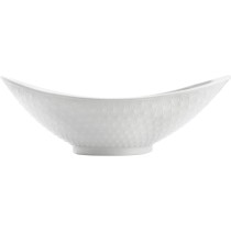 Serving Platter Quid Gastro White Ceramic 28,2 x 15,5 x 9 cm (4 Units) (Pack 4x)