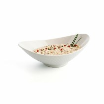 Serving Platter Quid Gastro White Ceramic 28,2 x 15,5 x 9 cm (4 Units) (Pack 4x)