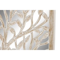 Décoration murale DKD Home Decor Miroir Arbre Blanc Bois MDF (45 x 2,5 x 65 cm)