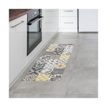 Tapis en vinyle Stor Planet Croma Patch Gris 100 % PVC (50 x 140 cm)