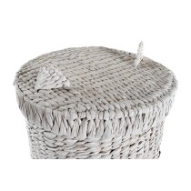 Panier à linge DKD Home Decor Blanc Enfant Chat 42 x 42 x 63 cm Fibre