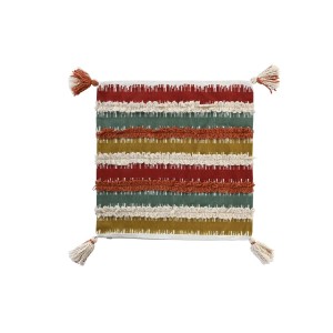 Kissenbezug DKD Home Decor Streifen Bunt 50 x 1 x 50 cm