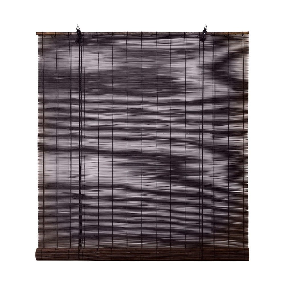 Roller blinds Stor Planet Ocre Dark brown Wengue Bamboo 120 x 175 cm