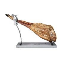 Stainless Steel Ham Stand (support for whole leg of ham) 3 Claveles Revolving head (39 x 50 x 16,5 cm)