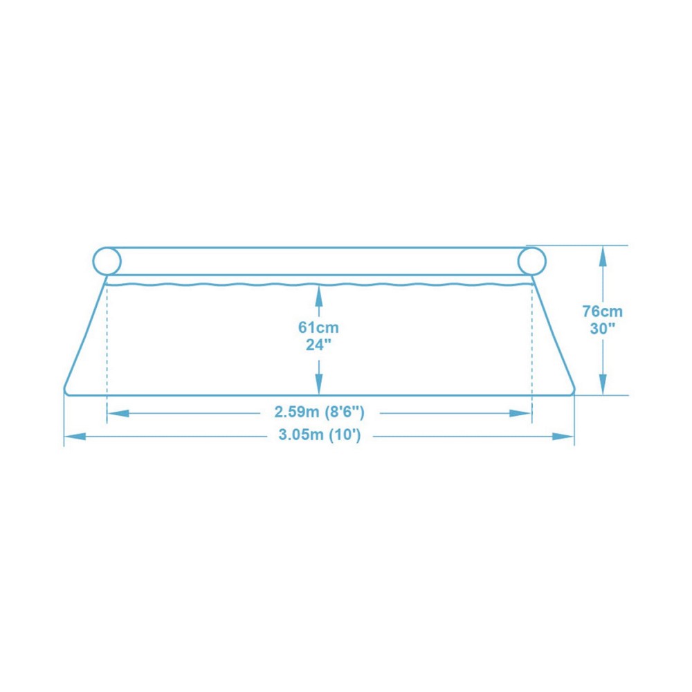 Aufblasbarer Pool Bestway 57270 ø 305 x 76 cm