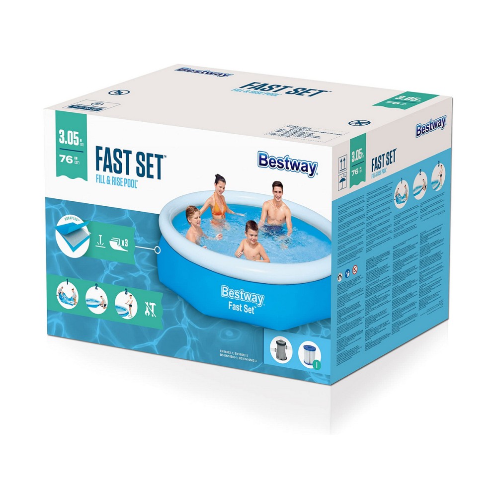 Aufblasbarer Pool Bestway 57270 ø 305 x 76 cm