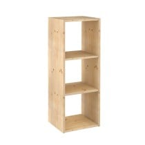 Étagère Astigarraga Dinamic 3 Naturel Bois 107 x 36,2 x 34 cm Cubes Modulaire