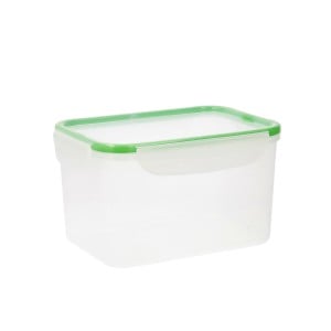 Lunch box Quid Greenery 2,8 L Transparent Plastic (4 Units) (Pack 4x)