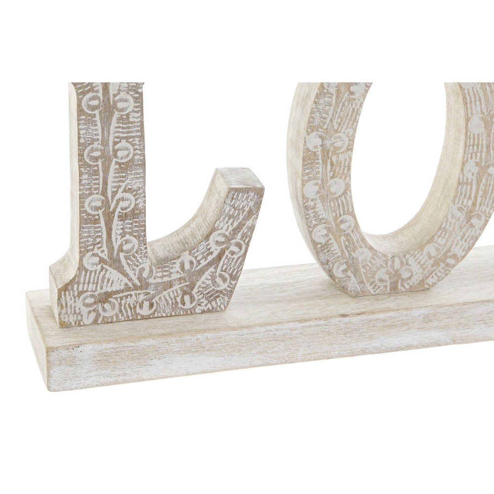 Figurine Décorative DKD Home Decor Blanc Décapé 40,5 x 5 x 15 cm (2 Unités)