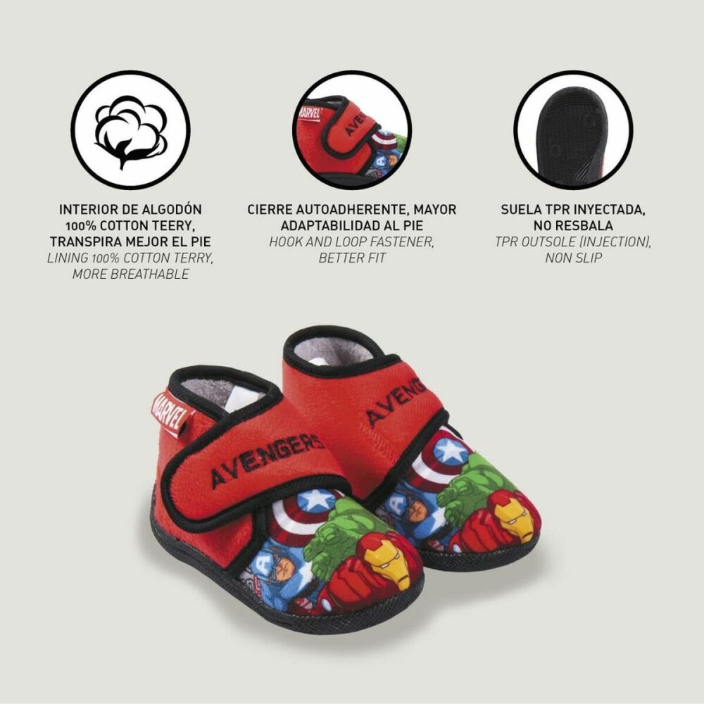 Chaussons Pour Enfant The Avengers Rouge