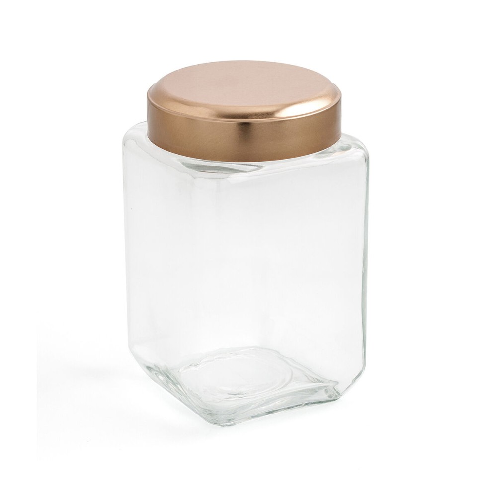 Jar Quid B&w Copper Glass 1,25 L (6 Units) (Pack 6x)