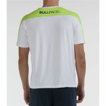 Herren Kurzarm-T-Shirt Bullpadel Weiß Herren