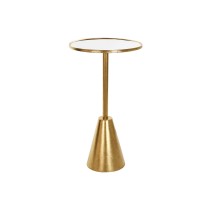 Beistelltisch DKD Home Decor Spiegel Golden Metall (40 x 40 x 72 cm)