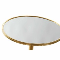 Side table DKD Home Decor Mirror Golden Metal (40 x 40 x 72 cm)