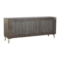 Buffet DKD Home Decor Métal Marron Bois de manguier (177 x 45 x 77 cm)