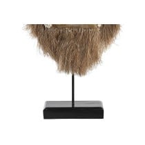 Deko-Figur DKD Home Decor natürlich Weiß Muscheln Maske (30 x 10 x 60 cm)